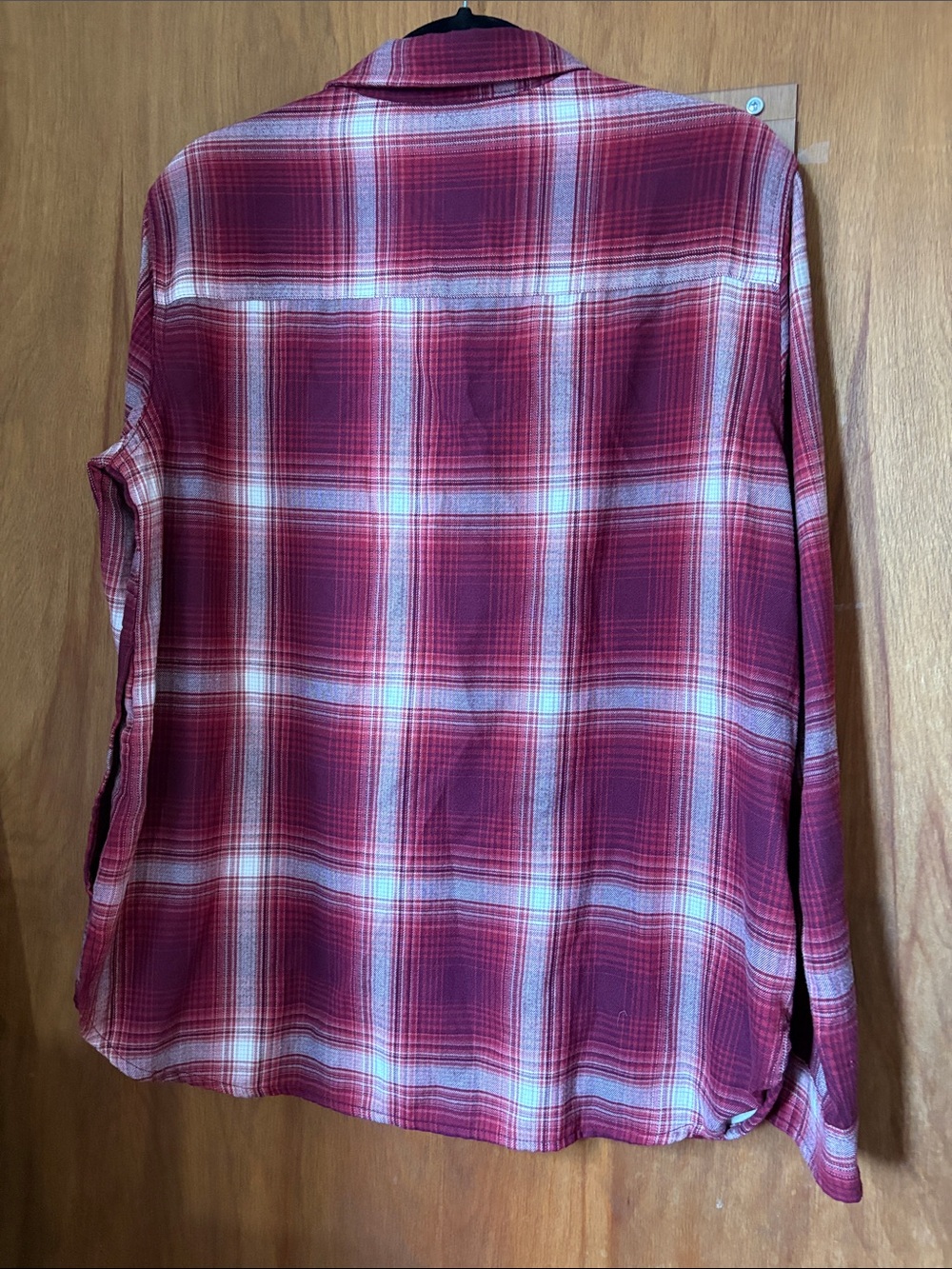 Jachs Girlfriend Women’s Red Plaid Soft Button-Up Flannel Shirt - Picture 9 of 9